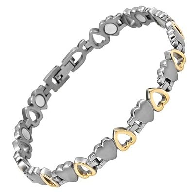 Willis Judd Damen Titan Magnet Liebesherz Armband mit Geschenkbox