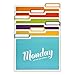 Knock Knock Days of the Week File Folders Set, Daily / Weekly Organizer Files (Set of 6, 11.5 x 9-inches)