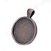 20 Pcs 1 Inch Round Pendant Tray Vintage Antique Copper Pendant Blanks Cameo Bezel Settings