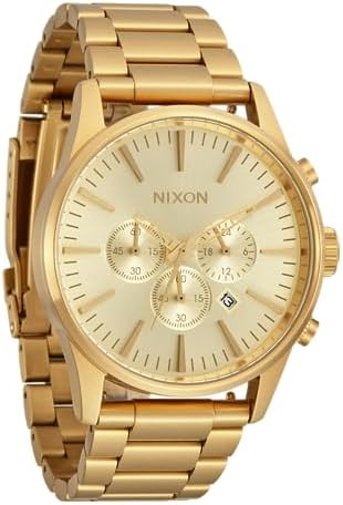 Amazon.com: NIXON Patrol A1242 - Gold/Black - 100m Water Resistant