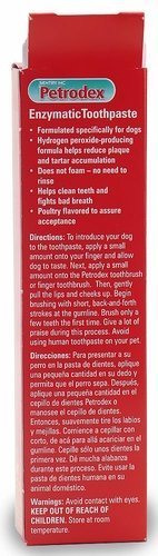 Petrodex Enzymatic Toothpaste for Dogs - Poultry Flavor, 2.5-Ounce, 2 Pack
