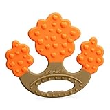 Apple Tree Silicone Teether - Orange