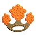 Apple Tree Silicone Teether - Orange