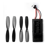 4 Pieces Propellers + 1 USB Charger for WOBOX W11 RC Drone