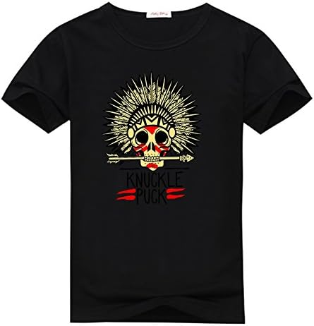 Mens Knuckle Puck Pre-cotton T Shirt By Bokeasy XXXL Black