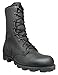 MCRAE Legacy Combat Boot with Panama Sole, Black Leather, 9.5 Wide