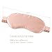 Jenleestar Natural Silk Sleep Eye Mask - 100% of The Blindfolded Sleep Mask, Soft Eye Cover Eyeshade for Night Sleeping, Travel, Nap - Best Night Blinder Eyeshade for Men Women