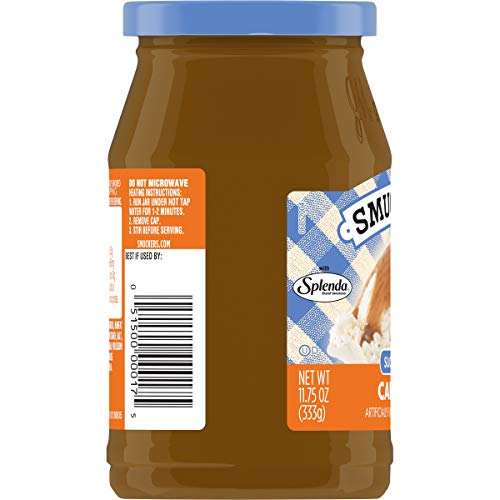 Smucker's Sugar Free Caramel Flavored Topping, 11.75 Ounces (Pack of 6