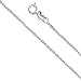 14k Yellow OR White Gold SOLID 1mm Side Diamond Cut Rolo Cable Chain Necklace with Spring Ring Clasp