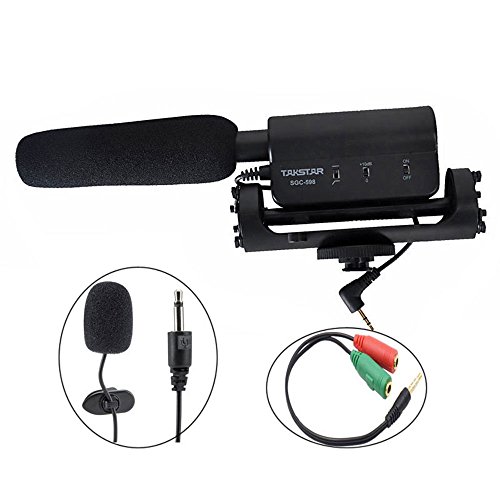 ATian TAKSTAR SGC-598 Interview Microphone Shotgun Video DSLR Camera Microphone for Nikon/Canon Camera/DV Camcorder(Need 3.5mm Interface)