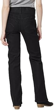 riders by lee indigo women's pull on waist smoother bootcut