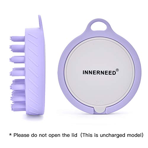 Manual Hair Scalp Massager Shampoo Brush, Foodgrade Silicone Bristles, for Sensitive & Delicate