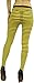 ToBeInStyle Women's Opaque Striped Pantyhose Stocking Hosiery - One Size Plus - Black/Yellow - One Size: Plus