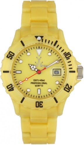 ToyWatch Pearlized Gold Pearl Plasteramic Ladies Watch FLP02GD