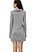 SheIn Women's Casual Long Sleeve Cowl Neck Tunic T-Shirt Dress