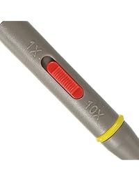 yakamoz Conjunto de 2pcs P6100 osciloscopio 100 MHz Sonda 10: 1 y 1: 1 switchable para exploración ATTEN Owon Siglent