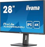 Iiyama XUB2893UHSU-B5 28 inch 4K UHD IPS Monitor HDMI DP HAS 3ms view 2