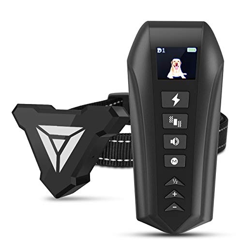 Dog Training Collar with Remote – Dog Shock Collar with 3 Training Mode, Beep, Vibration and Shock, IPX6 Waterproof, Up to 1000 ft Remote Range,Shock Collar for Small Medium Large Dogs