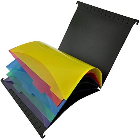 Fis Easy Type Hanging File With 5 Indexed Folders Black Color F S 210 X 330 Mm Size Fshf1019 Buy Online At Best Price In Uae Amazon Ae