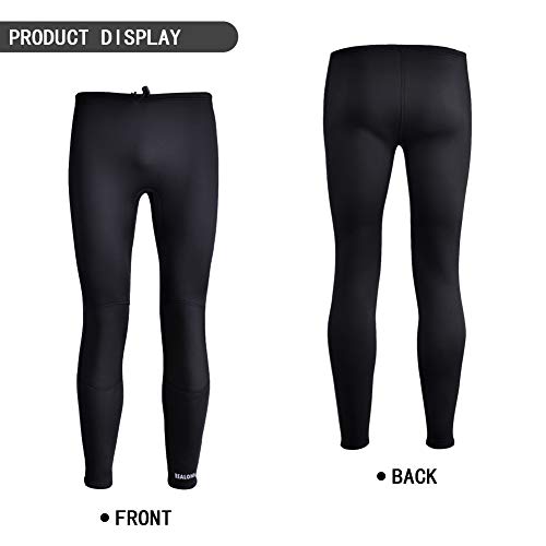 Wetsuit Liner Women Wetsuit Pants Men FitsT4 Wetsuit Pants Women's 2.5mm Neoprene Surf Pants Keep Warm For Water Aerobics Diving Surfing Swimming Snorkeling Canoeing Paddling Kayaking Neoprene Pants Wet Suit Pants Men