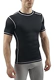 Sub Sports Mens Short Sleeve Compression Top T-Shirt Base Layer Crew Neck Vest