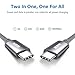 ESR USB C to USB C 60W Fast Charging Braided Cable (6.6 ft), Power Delivery PD Fast Charging for iPad Pro 2020/2018, Samsung Galaxy S20/S20+/S20 Ultra/S10/Note10, Google Pixel 3/4