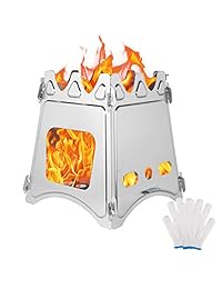 Aufluee Backpacking Stove, Potable Lightweight Sta