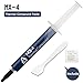 ARCTIC MX-4 - Thermal Compound Paste for Coolers | Heat Sink Paste | Composed of Carbon Micro-Particles | Easy to Apply | High Durability - 4 Grams