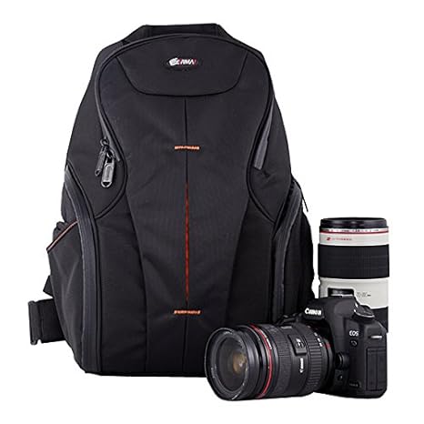 eirmai SD04 Mochila fotográfico para 2 Cámaras réflex 4 objetivos ...