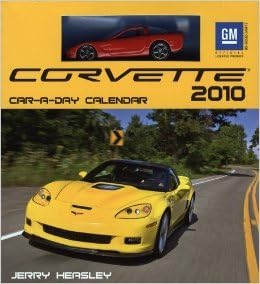 2010 CORVETTE Car-A-Day /Boxed/ Desk Calendar with BONUS TOY CAR