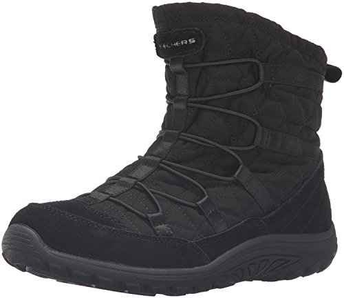 Skechers Womens Reggae Fest Steady Quilted Bungee Ankle Bootie