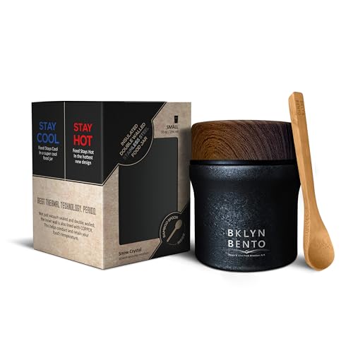 Insulated Food Jar with Bamboo Spoon