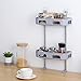 LIANTRAL Over the Toilet Storage, 3-Tier Bathroom Space Saver Organizer, No Drilling Bathroom Shelf