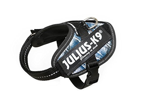 Julius-K9 IDC-Power Harness, Jeans, Size: Baby 2/33-45 cm/13-17.5
