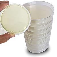 Malt Extract Agar Plates - Evviva Sciences - Great for Mushrooms, Molds, Fungus - 10 Sterile Prepoured MEA Petri Dishes - Also Great for Science Fair Projects!