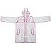 Mengsha's Transparent Fashionable Vinyl Women's Raincoat Runway Style