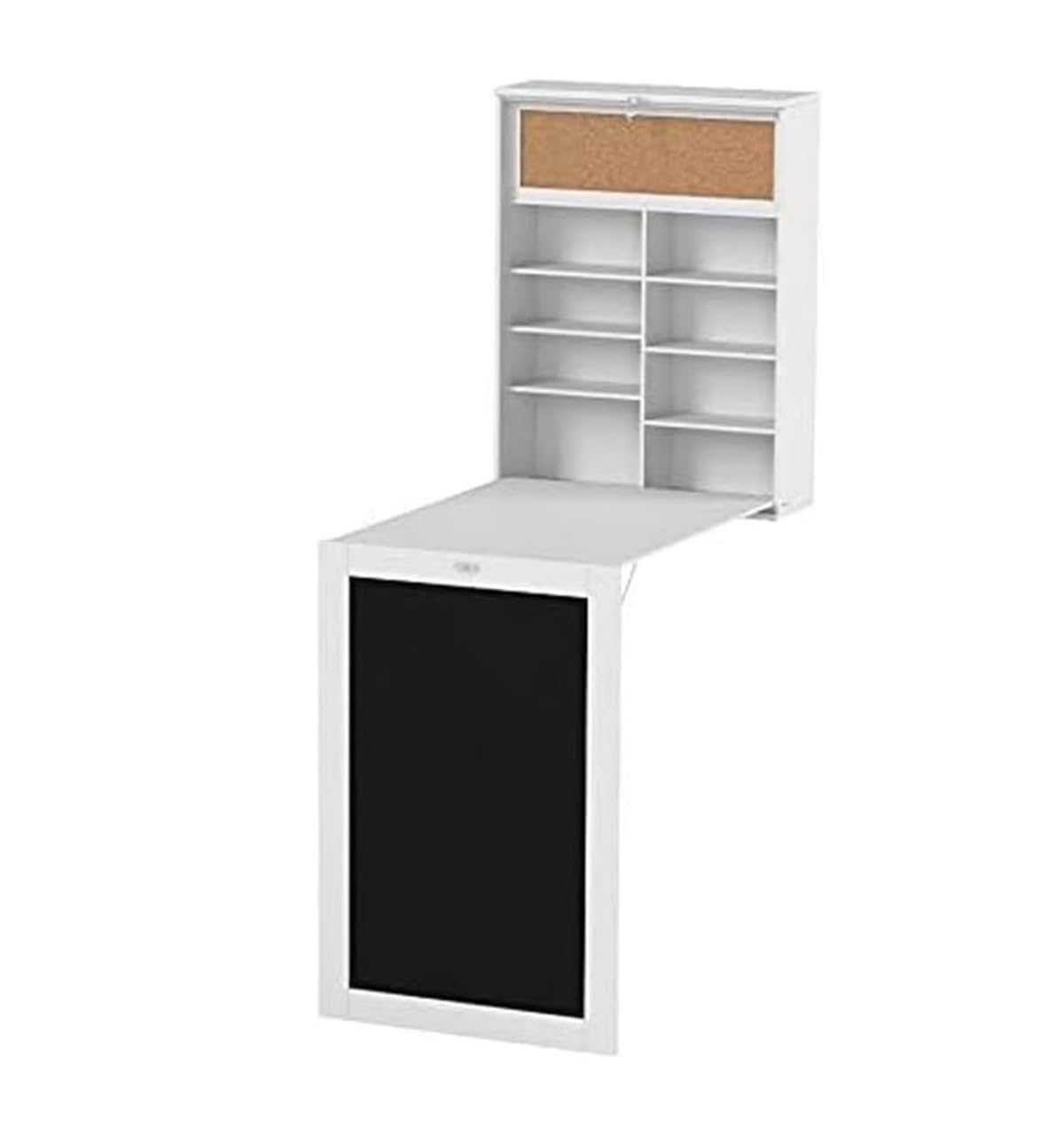 InnovaGoods Desktop Folding Wall, Wood, white, 80 x 50 x 18 cm