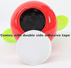 Set of 2 Dancing Flowers,1 White Daisy + 1 Red