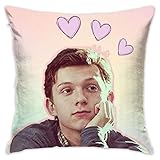 ZAZAHUI Tom Holland Pillowcase Multicoloured Generalduty Pillow case Size 18 X 18 Inch / 45 X 45 cm