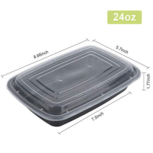 1 Meal+Prep+Containers+Lids+50Pack