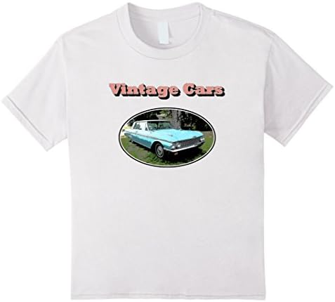 Kids Historic 1962 Vintage Classic Car Fairlane 500 XL T-Shirt 6 White