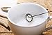 Black MatchaDNA Handheld Electric Milk Frother - Battery Operated Frother (Black Handheld Electric Milk Frother)