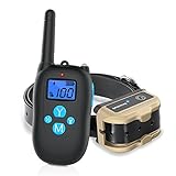 ALTMAN Dog Shock Collar 1000ft Range Dog Training Collar with Remote Beep&Vibration&Shock, Waterproof and Rechargeable Electric Collar for All Size Dogs(6-120lbs