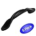 Cosmas 9009FB Flat Black Twist Cabinet Hardware Handle Pull - 3