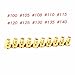 10 pcs Carburetor Main Jet &10 pcs Slow/Pilot Jet for PWK Keihin OKO CVK