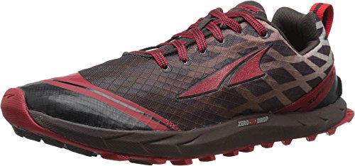 Altra Men's Superior 2 Trail Running Shoe, Racing Red/Chocolate, 9.5 M US