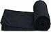 Simplife Microfiber Luxury Black Bath Towels Large Bath Sheets Beach Towels Fast Drying Camping Towels (36 Inch X 72 Inch, Dark Grey)