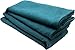 Zealax Throw Pillow Cases 18x18, 2 Pack Decorative Pillows Covers Faux Suede Cushion Covers for Farmhouse Living Room Couch, Deep Teal