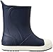 crocs Bump It Rain Boot , Navy/Oyster, 6 M US Toddler