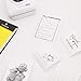 Peripage Mini Printer Photo Paper, Thermal Paper Waterproof 30 * 57mm Non-Adhesive for PeriPage/Paperang Portable Bluetooth Pocket Mobile Printer and other Mini Thermal Printer, 3 Roll,6.5m/Roll